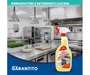 Garantito – Supersgrassante pronto all’uso per qualsiasi tipo di sporco 750 ML - CT DA 12 PZ