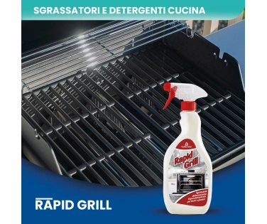 Rapid Grill – Sgrassante Forni e Griglie Professionale 750 Gr - CT DA 12 PZ