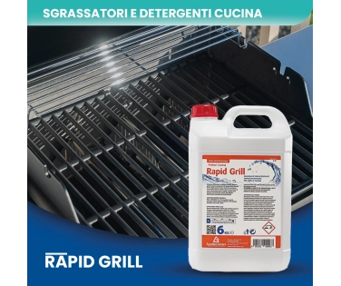 Rapid Grill – Sgrassante Forni e Griglie Professionale 6 KG - CT DA 2 PZ