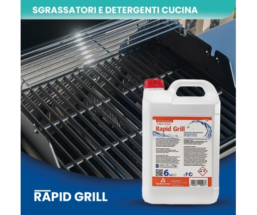 Rapid Grill – Sgrassante Forni e Griglie Professionale 6 KG - CT DA 2 PZ