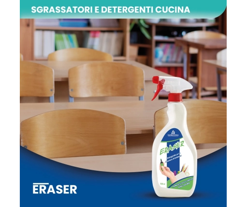 Eraser – Detergente Idroalcolico per Rimozione Inchiostro e Pennarelli 750 ML - CT DA 12 PZ