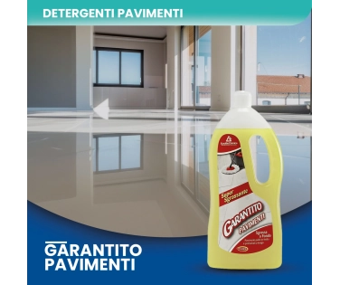Garantito – Lavapavimenti Sgrassante per  Pavimenti 1 LT  - CT DA 12 PZ