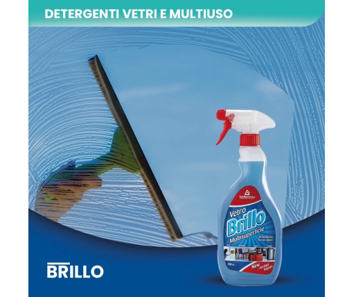 Brillo – Detergente multiuso vetri e superfici lavabili - CT DA 12 PZ