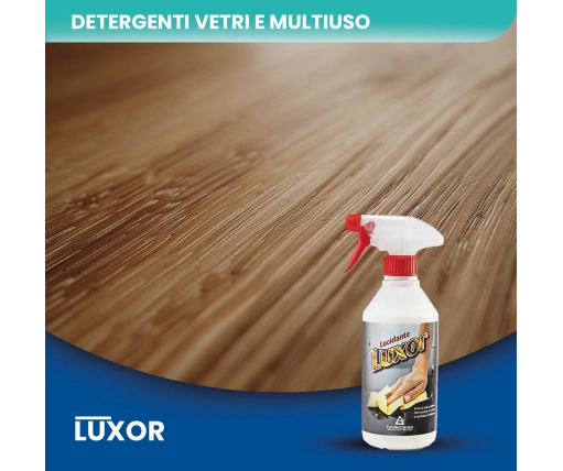Luxor – Pulitore Lucidante Antistatico per Superfici e Interni Auto 500 ML -  CT DA 12 PZ