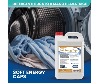 Soft Energy Caps 5 LT – Ammorbidente Concentrato con Microcapsule di Profumo - CT DA 2 PZ
