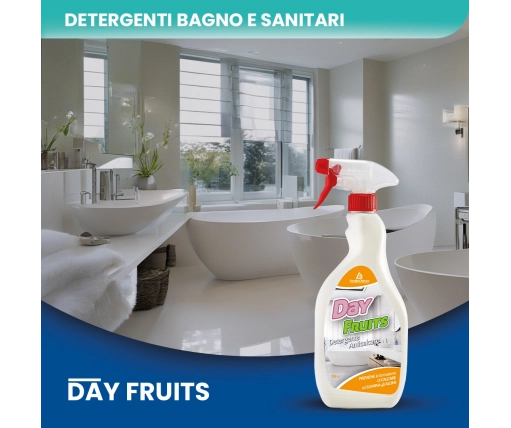 Day Fruits Detergente Anticalcare Profumato Pronto all’Uso per Bagno 750 ML - CT DA 12 PZ