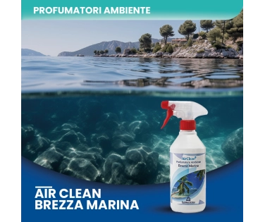 Air Clean Brezza Marina - Profumatore ambiente a lunga durata 500 ML - CT DA 12 PZ