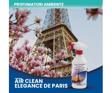 Air Clean Elegance De Paris - Profumatore ambiente a lunga durata 500 ML - CT DA 12 PZ