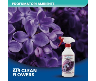 Air Clean Flowers - Profumatore ambiente a lunga durata 500 ML - CT DA 12 PZ