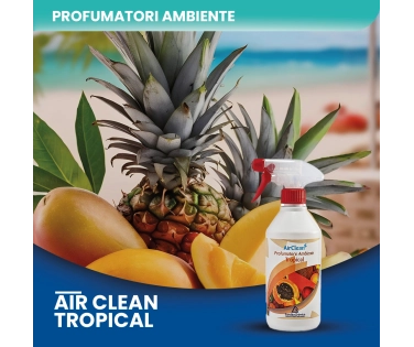 Air Clean Tropical - Profumatore ambiente a lunga durata 500 ML - CT DA 12 PZ