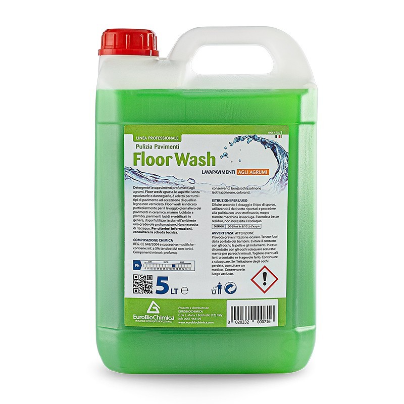 Floor Wash – Detergente Lavapavimenti Profumato agli Agrumi Floor Wash – Detergente Lavapavimenti Profumato agli Agrumi