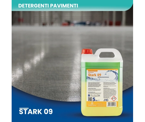 Stark09 – Sgrassante Superconcentrato Bistrato per Pulizie Industriali 5 KG - CT DA 2 PZ
