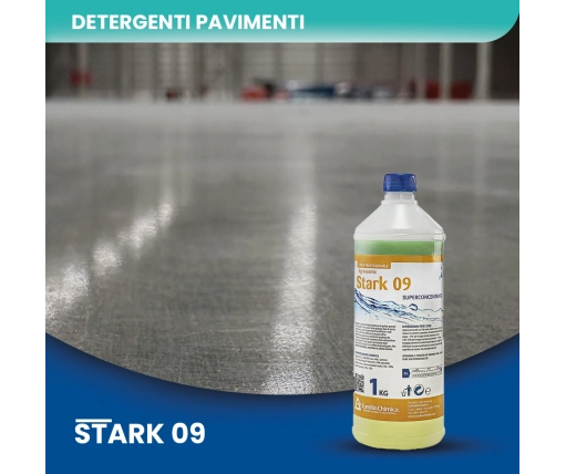 Stark09 – Sgrassante Superconcentrato Bistrato per Pulizie Industriali 1 KG - CT DA 12 PZ