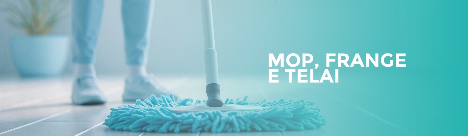 Mop, frange e telai per Lavaggio e spolveratura