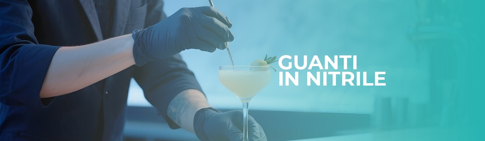 Guanti monouso in nitrile