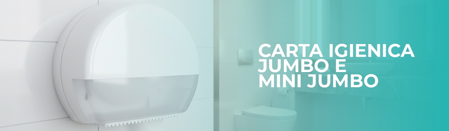 Carta igienica jumbo e mini jumbo